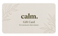Carte-cadeau CALM