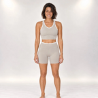 Short Samara Greige