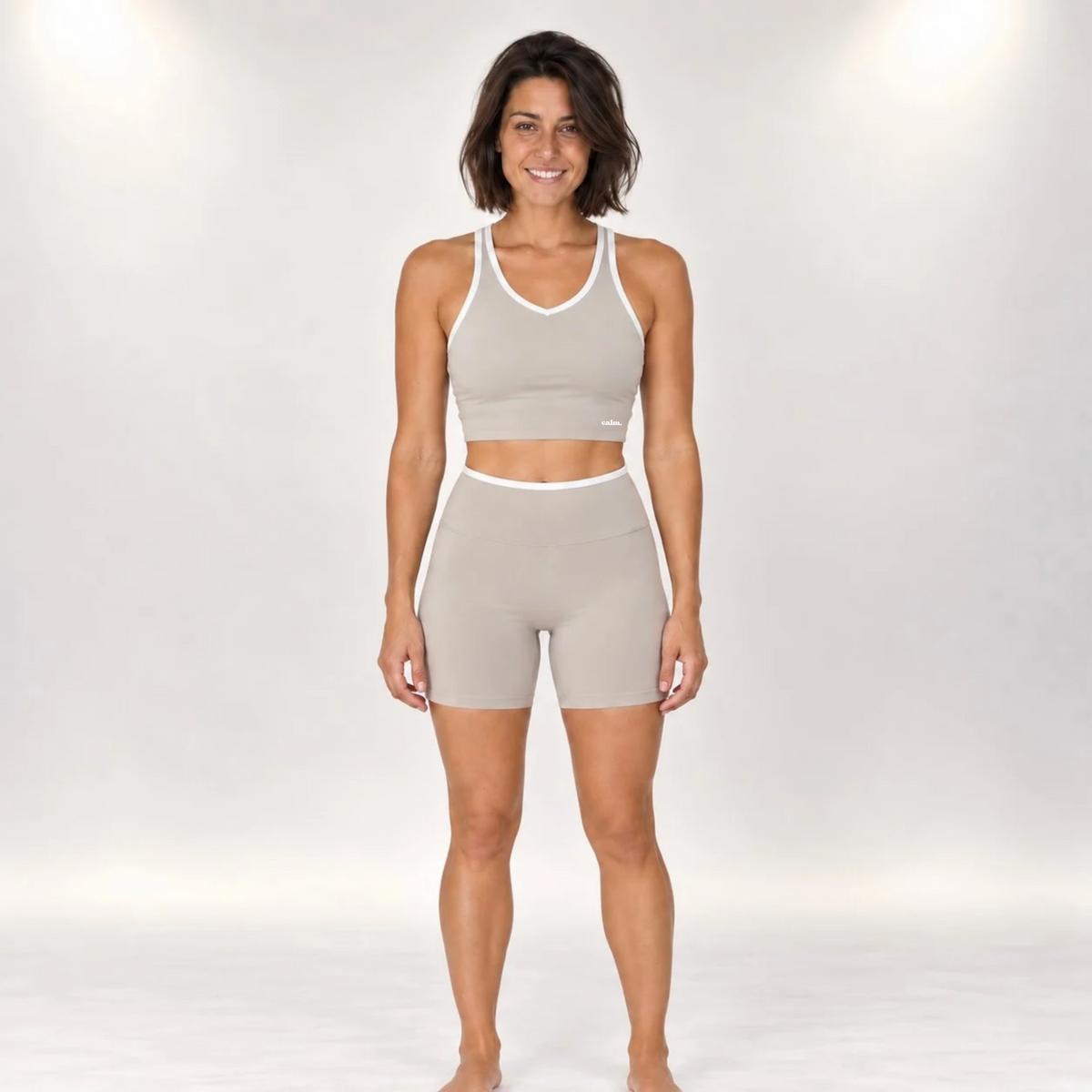Short Samara Greige