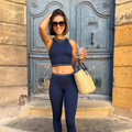 Top Telline Bleu Marine